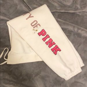 VS PINK Crop Sweatpants